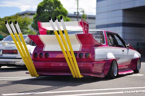 Тюнінгові виставки в Японії.. Такі автомобілі рідко зустрінеш на тюнінгових виставках за межами Японії. 