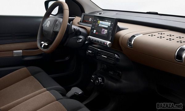 Citroen C4 Cactus став серійним (Фото). Новий кросовер оснащений панорамним дахом з підвищеним ступенем захисту від ультрафіолетових променів , а форсунки омивача лобового скла тут розміщені безпосередньо на « двірниках »