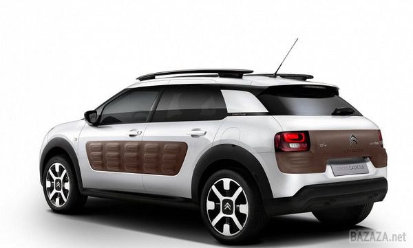 Citroen C4 Cactus став серійним (Фото). Новий кросовер оснащений панорамним дахом з підвищеним ступенем захисту від ультрафіолетових променів , а форсунки омивача лобового скла тут розміщені безпосередньо на « двірниках »