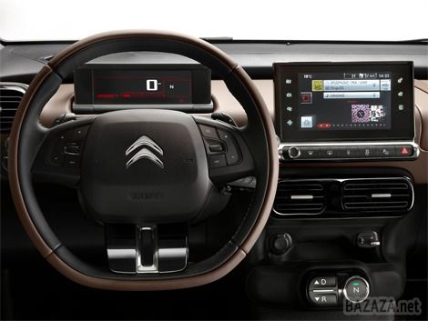 Citroen C4 Cactus став серійним (Фото). Новий кросовер оснащений панорамним дахом з підвищеним ступенем захисту від ультрафіолетових променів , а форсунки омивача лобового скла тут розміщені безпосередньо на « двірниках »