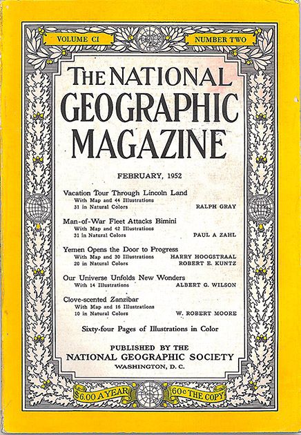 Журналу National Geographic виповнилося 125 років. Перший номер журналу National Geographic вийшов у жовтні 1888 року, через дев'ять місяців після заснування Національного географічного товариства США , ім'я якого він і носить.