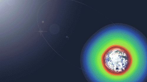 Вчені виявили природний захист Землі від сонячних бурь. Магнітне поле Землі - магнітосфера - тягнеться від ядра планети в космос , де воно зустрічається з сонячним вітром 