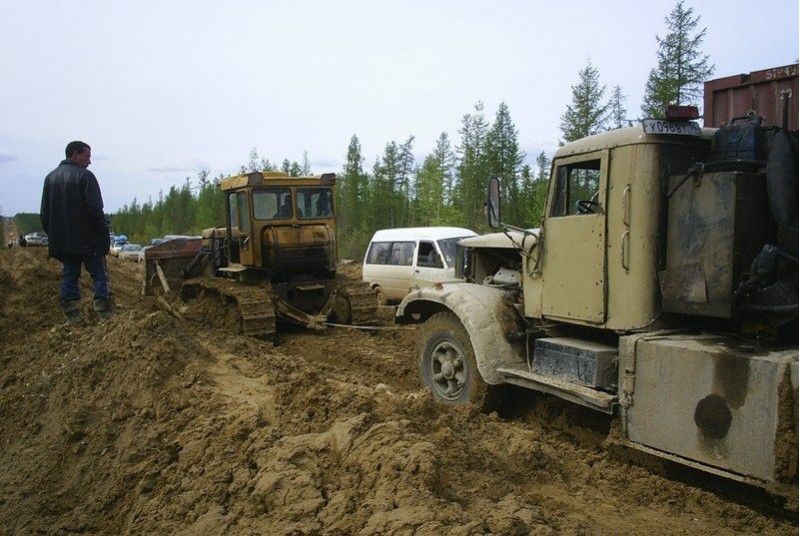 Найбрудніша дорога у світі Федеральна траса М56 «Лена».
