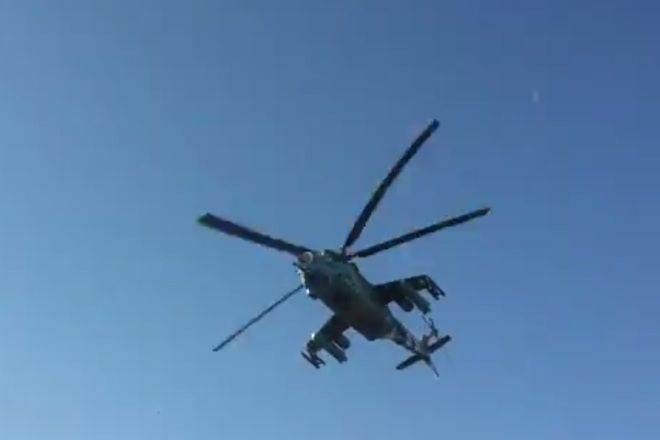 Військових під Волновахою обстрілювали з вертольотів