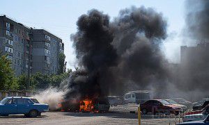 Обстановка в Луганську. День 16 ( хронологія 02.08.14). У Луганську знову немає електрики. Світло з'явилося вчора до обіду, а ввечері знову місто було знеструмлено. З водою проблеми.