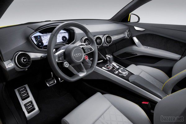 Європейська прем;єра концепту Audi TT Offroad. Відправною точкою при створенні концепту стало купе Audi TT нового покоління, яке дизайнери перетворили на кросовер з двома додатковими дверима.