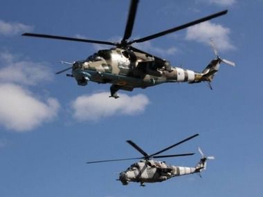 Укроборонпром передав в АТО пристрої для захисту вертольотів від ракет. Прилади призначені для зниження теплової помітності вертольотів.