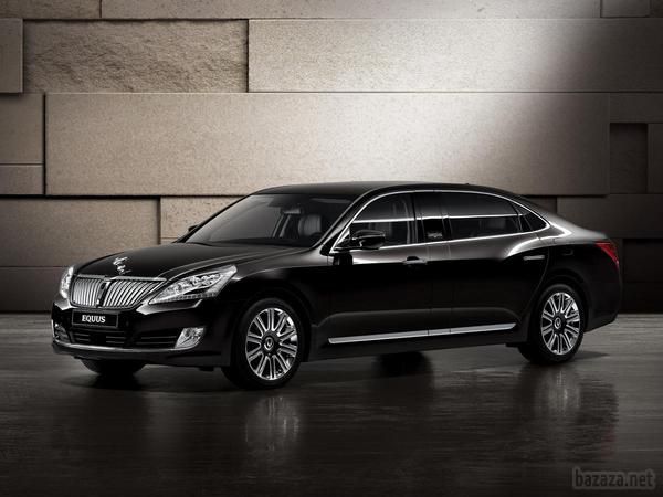 Hyundai покаже представницький Equus Limousine. Автомобіль побудований на базі моделі Equus, чий кузов був подовжений на 280 мм