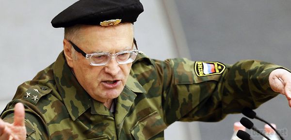 Жириновський запропонував Путіну залякати світ армією біля кордонів і збройними ув'язненими. Сьогодні в Криму на зустрічі президента Росії Володимира Путіна з депутатами Держдуми голова Ліберально-демократичної партії Росії Володимир Жириновський, серед усього іншого, запропонував стягнути до кордонів РФ армію, що б таким чином залякати весь світ.