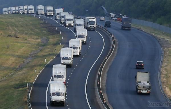 184 вантажівки гуманітарного конвою повернулися в Росію. 184 вантажівки, що перевозили гуманітарну допомогу від Росії для жителів сходу України, вранці в суботу, 23 серпня, повернулися в Російську Федерацію.
