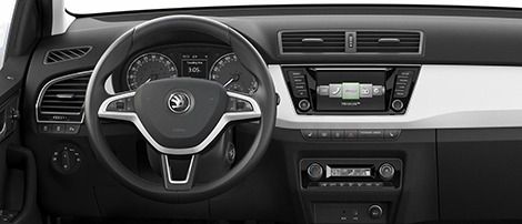 Інтер'єр нової Skoda Fabia перестав бути секретом. Компанія Skoda опублікувала перше офіційне зображення інтер'єру хетчбека Fabia нового покоління. 