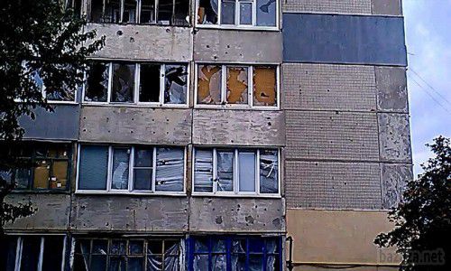 Луганськ зруйнований. Фото. Відео. 6.09.2014. Станом на ранок 6 вересня в Луганську спокійно. Ніч пройшла спокійно. За повідомленнями місцевих жителів звуки вибухів чути за містом. 