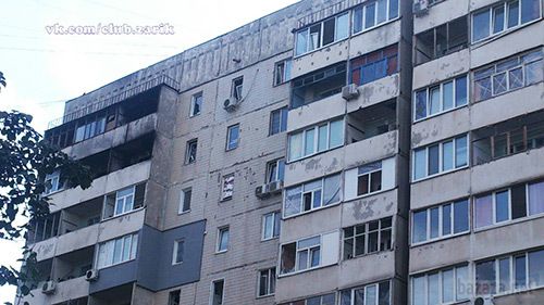 Луганськ зруйнований. Частина 49. Фото. 19.09.2014 (регулярно оновлюється). Станом на ранок 19 вересня у Луганську спокійно. Ніч пройшла тихо. У місті зберігаються проблеми зі зв'язком, електроенергією, водою і продуктами.