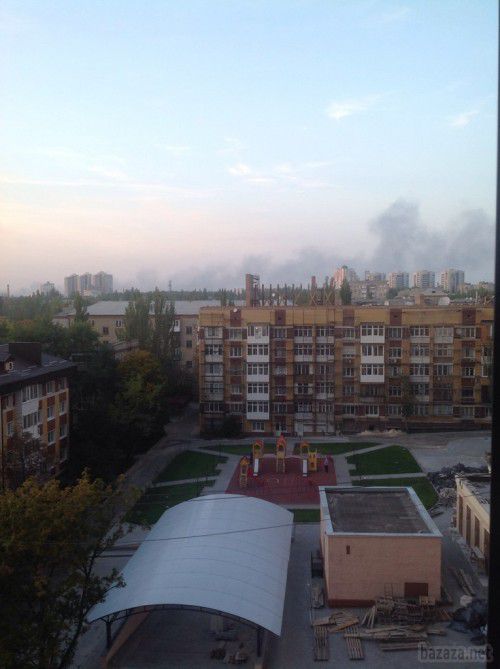 Обстановка в Донецьку і області (29.09.14). Ніч з 28 на 29 вересня в Донецьку пройшла неспокійно. Постійно було чути мінометний обстріл і залпи установок «Ураган». 