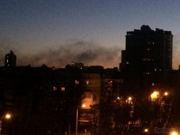 О 17.50 обстрілу піддався центр міста Донецьк - Ворошиловський та Київський райони. Обстріляли центр Донецька.