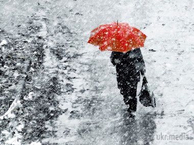 У Києві буде йти дощ, стовпчик термометра підніметься до +4. Дощі очікуються на всій території України, місцями пройде мокрий сніг.