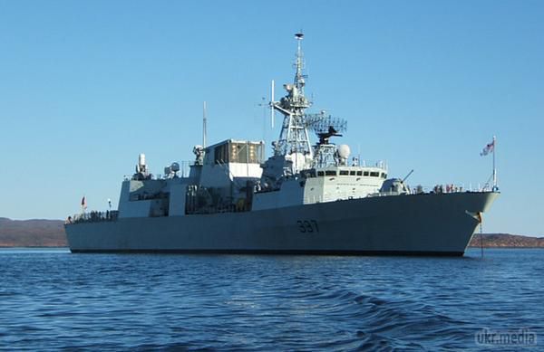 Канадський фрегат приєднався до моніторингу кризи в Україні. Міністр оборони Канади заявив, що “фрегат допоможе принести мир".