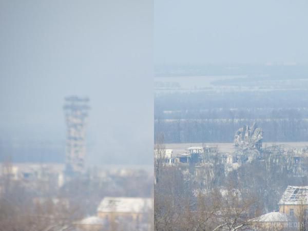 У ДНР повідомили, що в аеропорту Донецька звалилася диспетчерська вишка. Диспетчерська вишка в аеропорту Донецька звалилася.