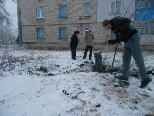 Місто Стаханов після обстрілу (фото). Вчора, 23 січня було обстріляне місто Стаханов Луганської області. 