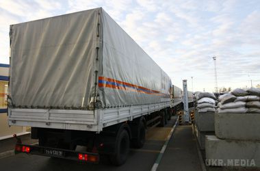 На Донбас прибув черговий гуманітарний конвой з РФ - РНБО. Після цього активізувалися бойовики