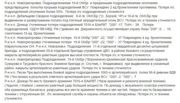 Військові РФ накриті артилерійсько-ракетним вогнем ВСУ високої щільності: за два дні 141 чоловік вбито і 236 поранені (скрін). У період часу з 9 по 10 лютого в боях з військовослужбовцями України втрати російських військових склали 141 убитими і 236 пораненими.