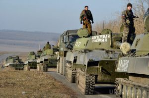 Бойовики ганяють техніку туди сюди з метою ввести в оману місію ОБСЄ. У штабі АТО заявили, що бойовики в нічний час повертають техніку назад.