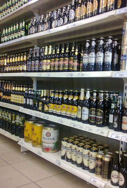 У супермаркетах Донецька починають з'являтися товари з РФ за їх цінами (фото). У деяких супермаркетах Донецька став з'являтися російський товар.