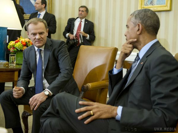 Обама і Туск: Україна - головна тема переговорів у Вашингтоні. Президент США Барак Обама і президент Європейської Ради Дональд Туск зустрілися 9 березня у Вашингтоні.