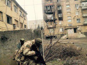 У Мар'їнці бійці АТО накрили логово сепаратистів. Там  працювали   снайпери.