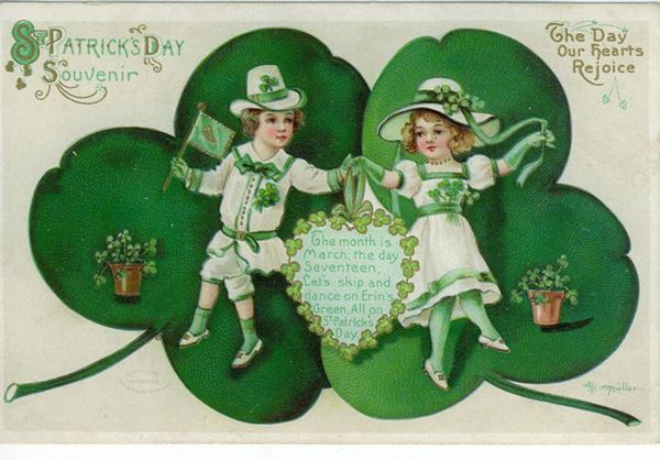 17 березня - День святого Патріка. Офіційним символом свята є трилисник конюшини, а також лепрекони та ірландські прапори.