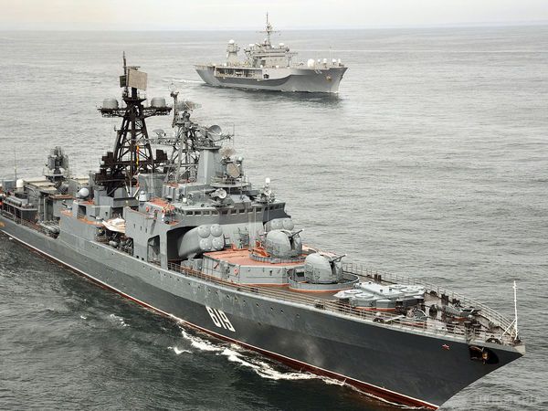 Кораблі Російського військового флоту увійшли в Ла-Манш. Загін кораблів виконає комплекс навчально-бойових дій з протиповітряної і протичовнової оборони