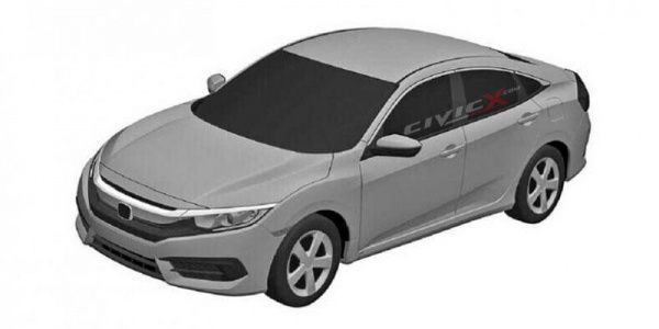 В інтернет потрапили патентні зображення нового покоління Honda Civic. Розсекречений дизайн нового покоління Honda Civic