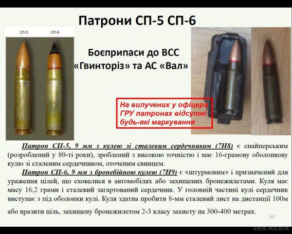 Тихі вбивці: СБУ показала спеціальні кулі російських ГРУшників (фото). Російські спецпризначенці використовують в Україні спеціальні патрони, які не мають жодного маркування.