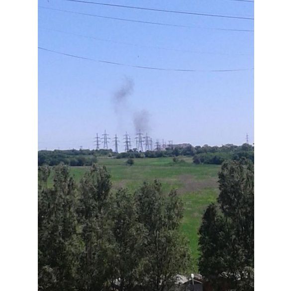 У Донецьку прогримів черговий потужний вибух (фото). Над містом стоїть дим