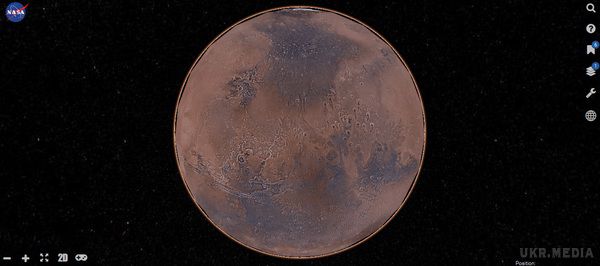НАСА сфотографували ущелини з льодом на Марсі. Ущелини вкриті діоксидом вуглецю або "сухим льодом".
