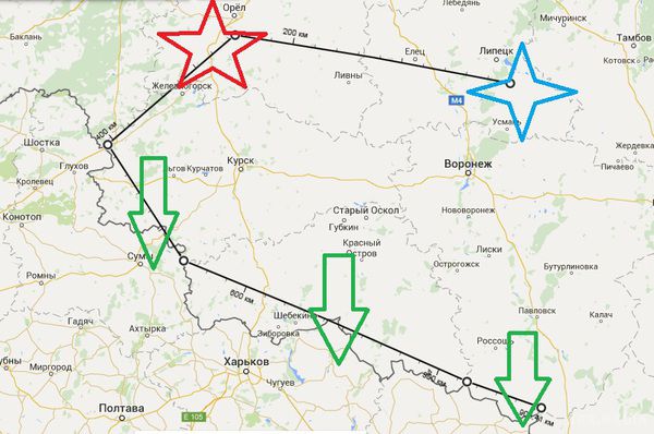 Росія на Харківському напрямку до 1 грудня створить наступальну армію. Росія до 1 грудня 2015 року створить велике угруповання військ швидкого реагування безпосередньо в 50 кілометрах від Харкова. 