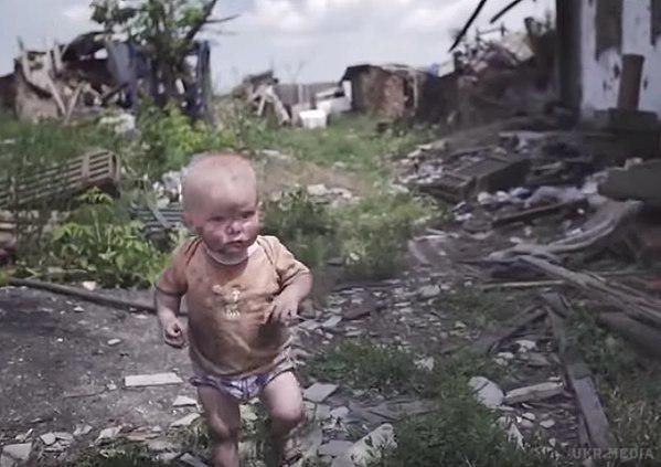 Militants have used children for anti-Ukrainian propaganda (video, photos). Prorussian militants have used little children  in the creation of a propaganda video to manipulate public opinion.
