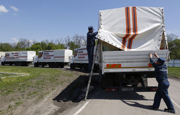 Черговий російський гуманітарний конвой готують до відправки в Донбас. Тридцять шоста гуманітарна колона МНС Росії відправиться в Донбас 20 серпня. 