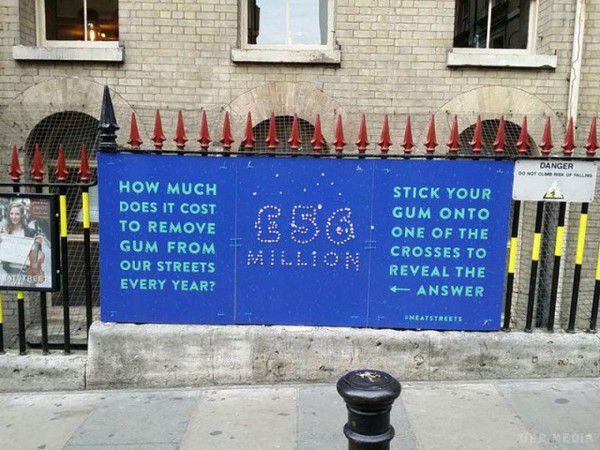  У Великобританії придумали, як відучити людей смітити на вулицях (фото). Британська організація Hubbub планує очистити вулиці Лондона від сміття за допомогою кампанії