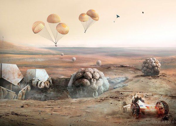 Людей на Марсі поселять у "мегамалини". А їх у космосі збудують роботи
