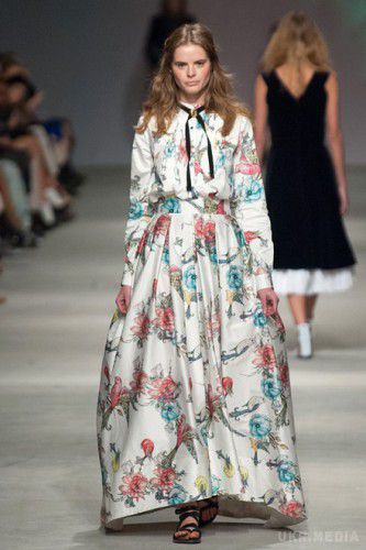 Принцеси і дракони ожили у новій колекції Ольги Навроцької.  Ольга Навроцька влаштувала справжній маленький хаос на модному подіумі 37-го Ukrainian Fashion Week.
