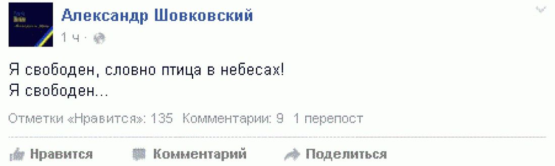 Вільний як птах в небесах. Олександр Шовковський офіційно розлучився з Ольгою Альоновою. Навесні цього року стало відомо про те, що футболіст Олександр Шовковський та його дружина Ольга Альонова розлучаються після 10 років подружнього життя. 