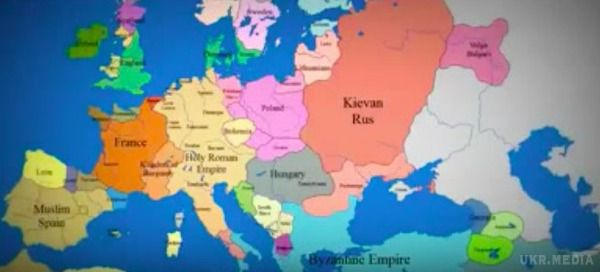 Як змінювалися кордони в Європі за останні 1000 років. Швидкий урок історії. 