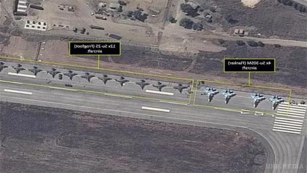 Опозиція нанесла артилерійський удар по російській авіабазі в Сирії. Сирійська опозиція нанесла артилерійський удар по  російській авіабазі Хмеймім в сирійській Латакії, де базувались літаки, які бомбардували мирне населення Сирії.