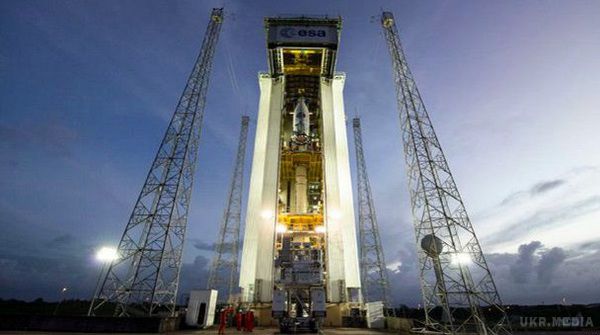 З космодрому Куру у Французькій Гвіані стартувала ракета-носій Vega з українським двигуном. Ракета з українським двигуном стартувала з французького космодрому