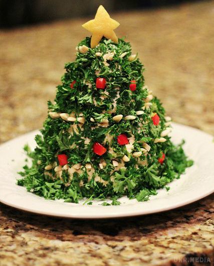 Салат «Новогодняя елка» – пошаговый рецепт приготовления с фото