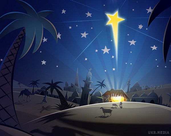 Ніч напередодні Різдва: чекаємо першої зірки. В Україні Різдво починають святкувати Святий вечір – 6 січня, після першої зірки, що ознаменовує кінець різдвяного посту.