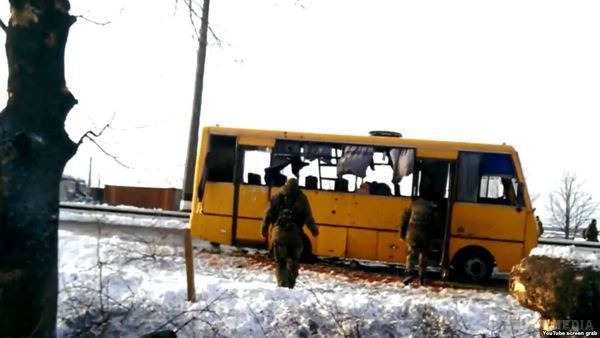 Карта АТО станом на 14 січня. Ситуація на сході країни (карта АТО) станом на 12:00 14 січня 2016 року за даними РНБО України.