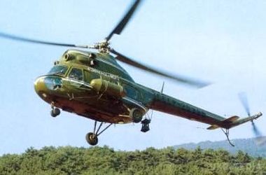 У Кременчуці впав вертоліт Мі-2. Інцидент стався під час виконання тренувального польоту.