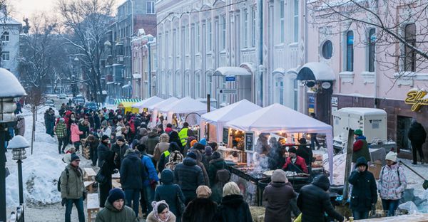 Відбувся фестиваль «День однієї вулиці» у Харкові. Другий фестиваль «День однієї вулиці» пройшов у неділю, 24 січня, у Харкові.